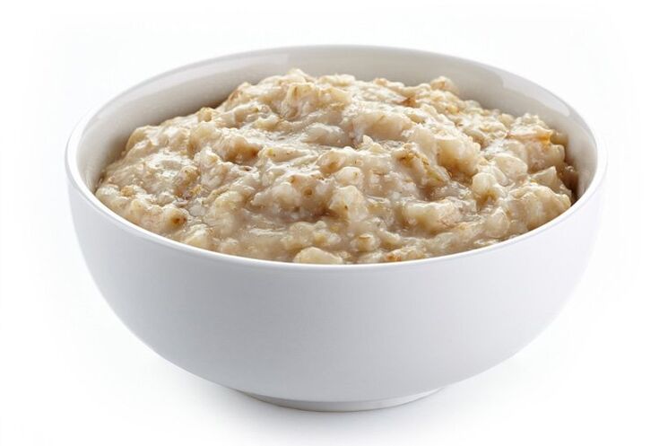 bouillie d'avoine pour la perte de poids par semaine de 7 kg