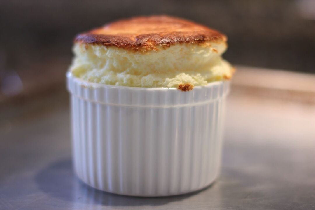 soufflé au caillé avec pancréatite