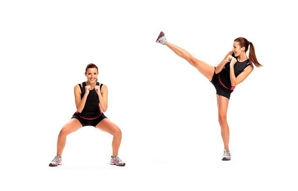 Swing squats pour les jambes minces